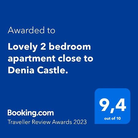 Lovely 2 Bedroom Apartment Close To Denia Castle. Dış mekan fotoğraf